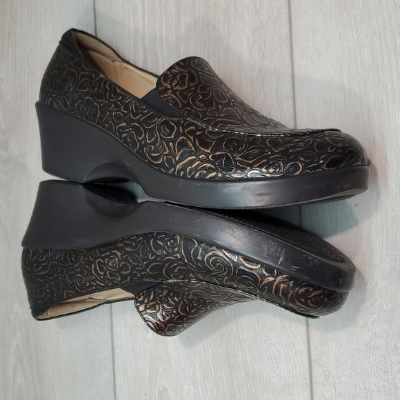 Alegria Women EMM-548 Leather Mary Jane Clogs Comfort shoes sz 42/11.5-12 - Picture 8 of 13